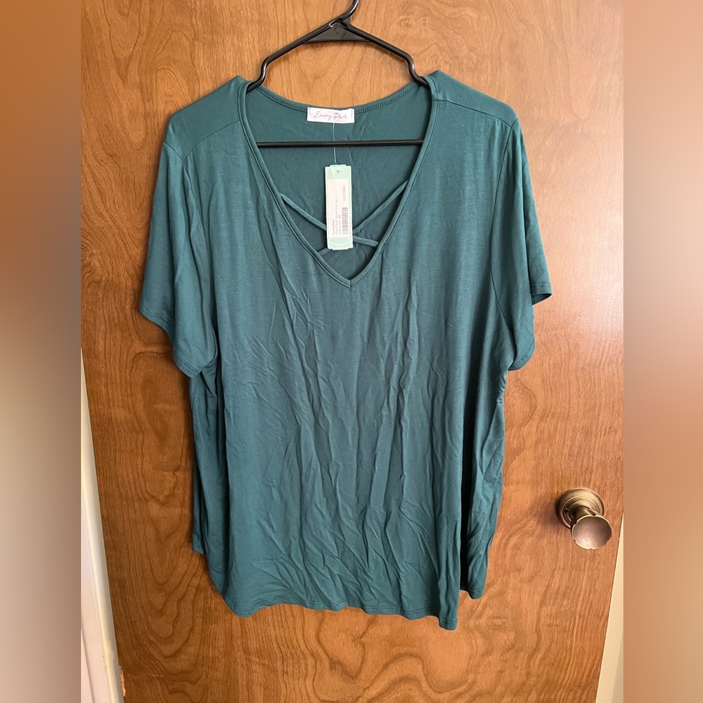 Emory Park Dulce Short Sleeve Knit Top